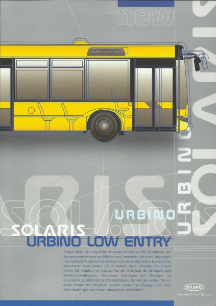 Buch Prospekt SOLARIS - URBINO low entry