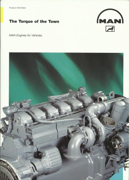 Heft Prospekt MAN - The Torque of the Town - MAN Engines for Vehicles