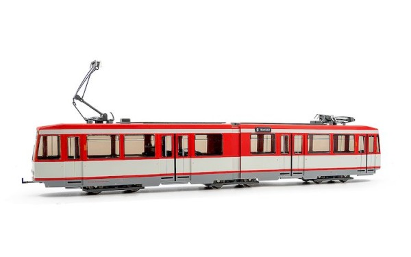 H0 Straßenbahn, Typ M6, Version Nürnberg, Rot-Weiß DCC-Decoder mit Bluetooth