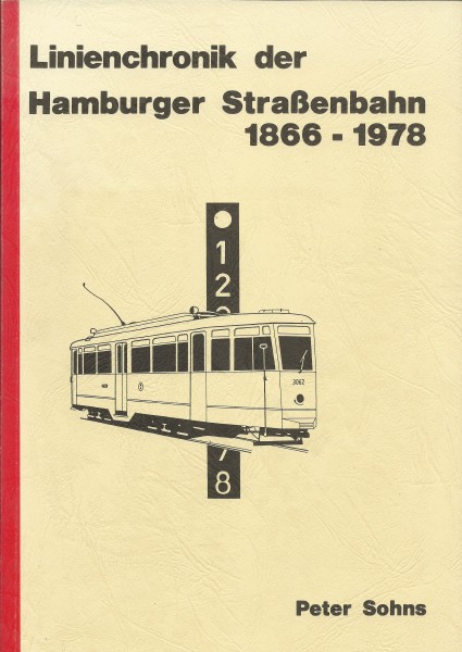 Buch Linienchronik der Hamburger Straßenbahn 1866-1978