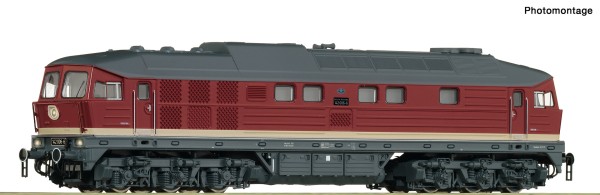 TT Diesellok BR142.006 DR-4 rostrot P16