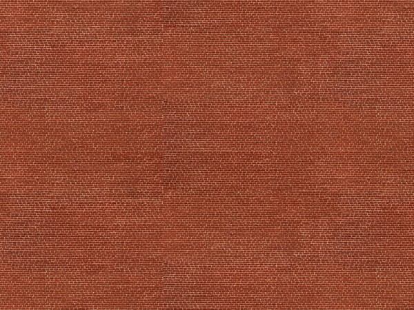 N Kartonplatte-3D 'Klinker' rot NH2020