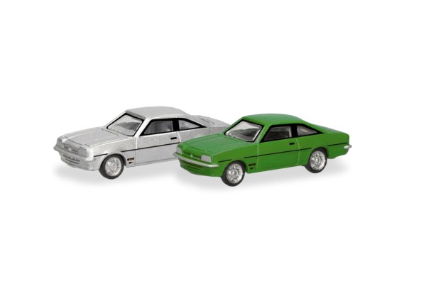 160 N/2er Set Opel Manta B, signalgrün und silber