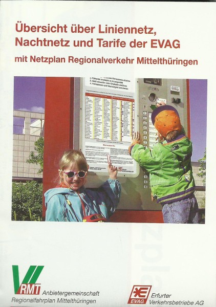 Buch 1998/99 RMT Linien- und Nachtnetz der EVAG