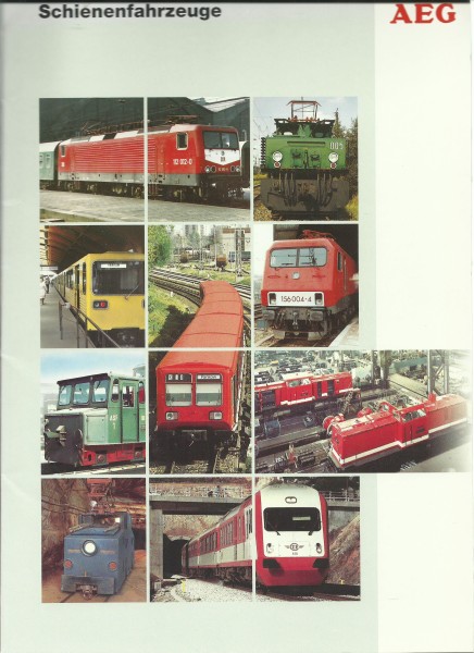 Buch AEG - Schienenfahzeuge
