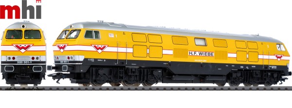 H0 MHI-Diesellok BR320.001 Wiebe gelb SOUND **werkseitig ausverkauft**