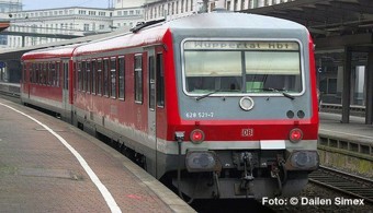 N Dieseltriebwagen BR 628.4/928.4 DBAG Epoche-V 'Wuppertal-Hbf' verkehrsrot
