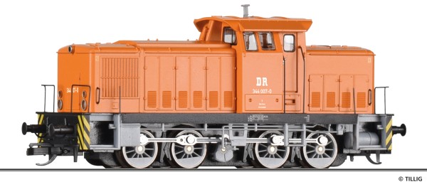 TT Diesellok BR 344.007 DR-4/5 orange ANALOG