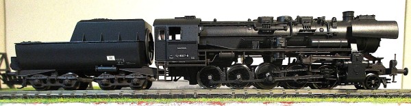TT WIEMO EXCLUSIV Dampflok BR52.8007 DR Ep.4 ,schwarz mit Betriebsspuren' in DCC-Digital mit Next18
