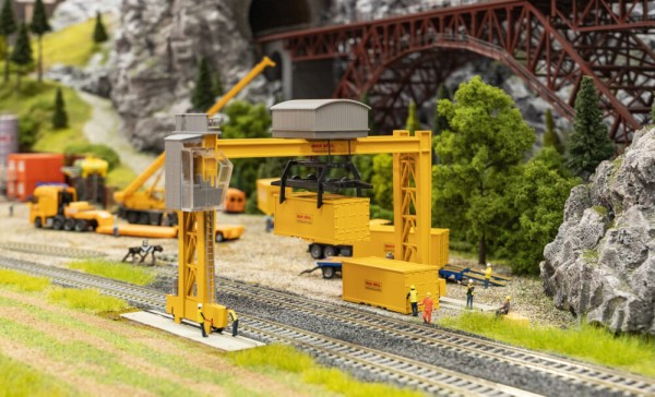 H0 Containerbrücke Max Bögl EpV/VI Bausatz VEDES Sondermodell