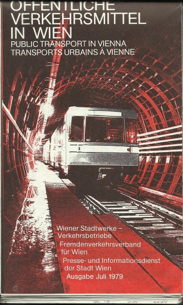 Buch 1979 Fahrplan - Wien - Öffentliche Verkehrsmittel in Wien