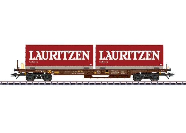 H0 Taschenwagen/4-a. AAE-5 2xWP 'Lauritz'