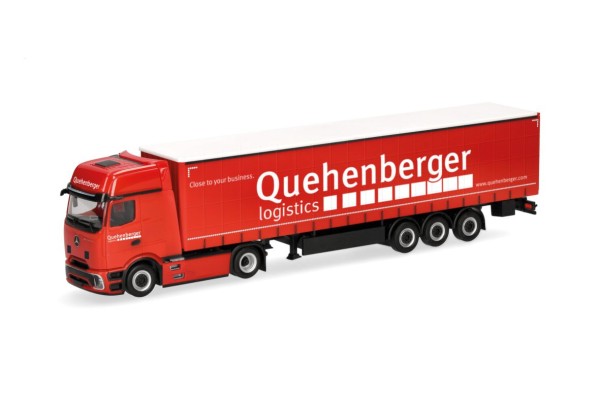 87 Mercedes-Benz Actros L ProCabin Gigaspace Gardinenplanen-Sattelzug "Quehenberger" (A)