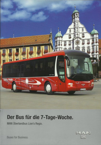Heft 2006 Prospekt - MAN - Lion's Regio - Buses for Business