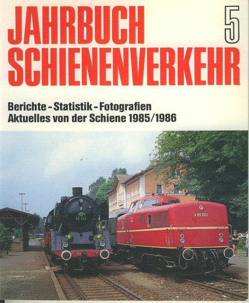 Buch Jahrbuch Schienenverkehr 5 - Aktuelles von der Schiene 1985/1986