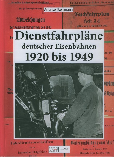 Buch 1920-1949 Dienstfahrpläne deutscher Eisenbahnen