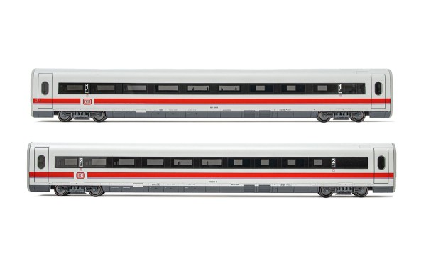 H0 Erganzungsset ICE 1 BR 401, DB Weiß-Rot, mit aus 1x 1.-Klasse-Wagen und 1x 2-kl. Wagen 2-tlg