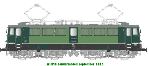 TT WIEMO EXCLUSIV Ellok BR 242.097 DR Ep.IV 'Holzroller'