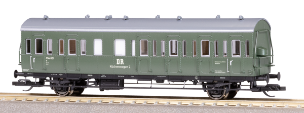 TT WIEMO/TT-Kurier EXCLUSIV Bauzug-Küchenwagen DR Ep.III grün von Schirmer