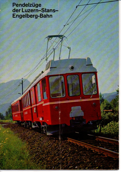 Buch Pendelzüge der Luzern-Stans-Engelberg-Bahn