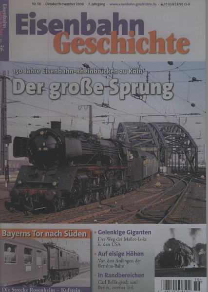 Heft Eisenbahn-Geschichte Nr. 036