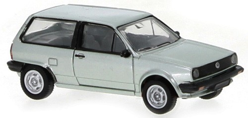 87 VW Polo II, metallic-hellgrün, 1985
