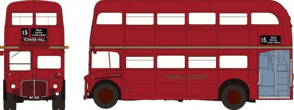 87 Routemaster Doppeldecker aus London, rot (City) NH2020(I)