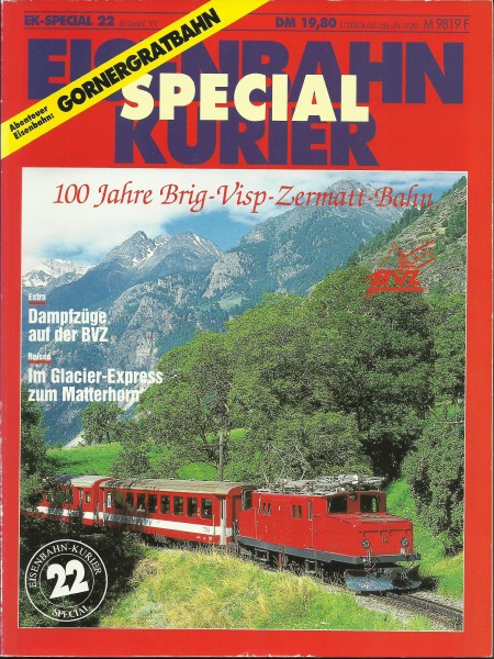 Heft 100 Jahre Brig-Visp-Zermatt-Bahn