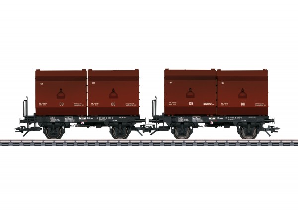 H0 Kokskübelwagen-Paar/2-a. DB-3 2-Kübel NH2020