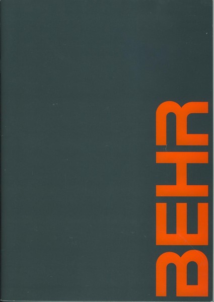 Buch BEHR - Süddeutsche Kühlerfabrik Julius Fr. Behr GmbH & Co. KG