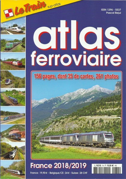 Buch Atlas Ferroviaire France 2018/2019