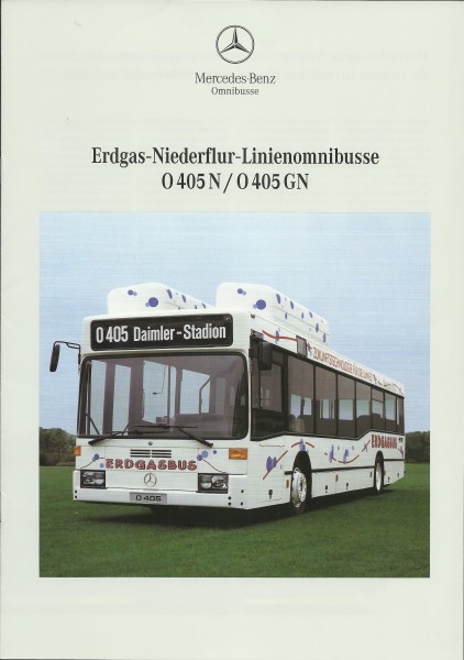 Heft Mercedes-Benz - O405N / O405GN Erdgas-Niederflur-Linienomnibusse