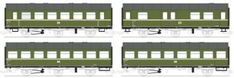 TT Rekowagen-Set/3a.+2a. DR-3 4-tlg.