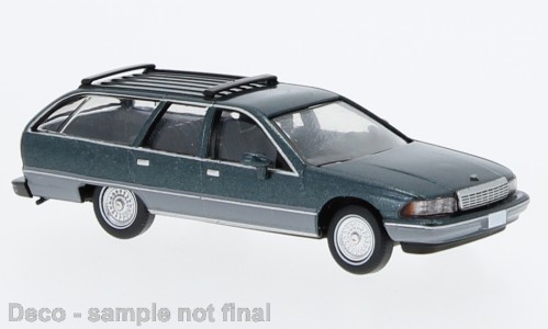 87 Chevrolet Caprice Station Wagon metallic dunkelgrün, 1991,