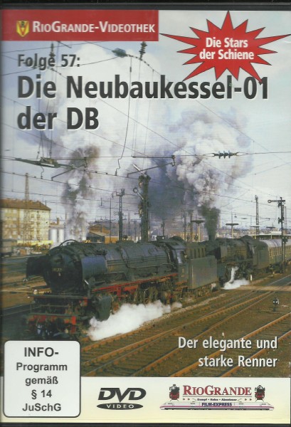 DVD: Die Neubaukessel-01 der DB - Der elegante und starke Renner