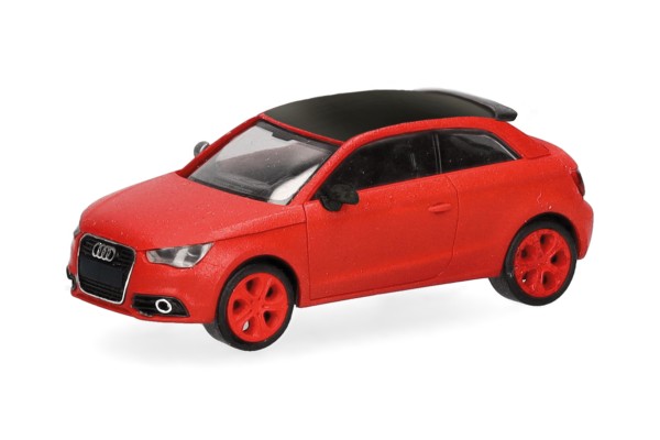 87 Audi S1, misanorot perleffekt, Dach schwarz