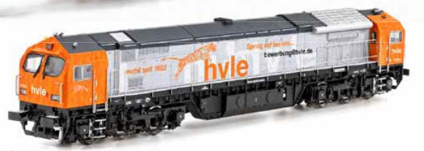 TT Diesellok BR DE-AC33C Blue-Tiger HVLE V330.3 ANALOG