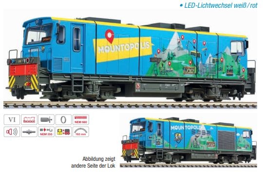 H0e Diesellok BR.D15 Zillertalbahn Ep.VI 'MOUNTOPOLIS' Sommer