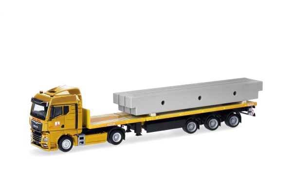 H0 MAN TGX GM Max Bögl mit Nebenträger VEDES-Sondermodell