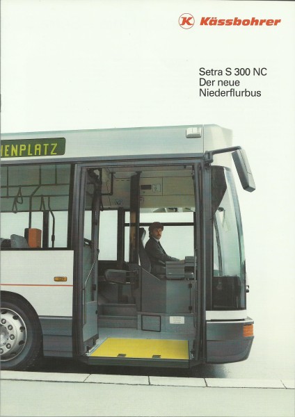 Heft 1993 Prospekt Setra - S 300NC - Der neue Niederflurbus