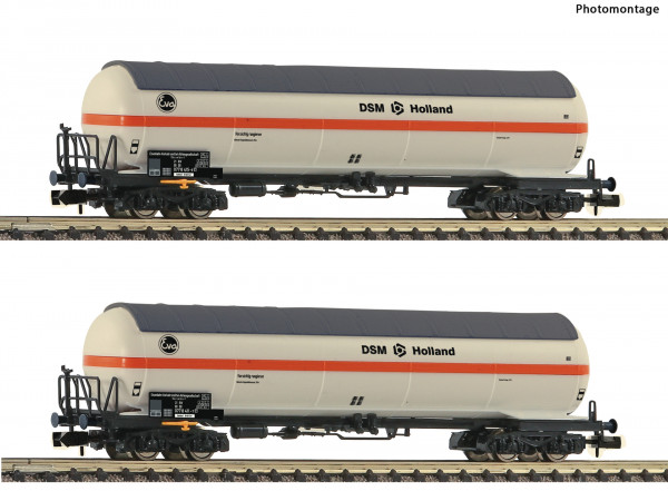 N Druckgaskesselwagen-Paar/4-achs. NS Ep.IV EVA/DSM