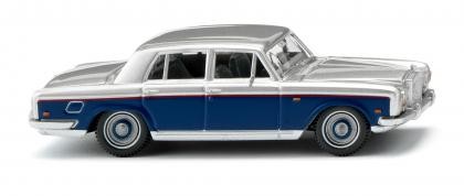 087 Rolls Royce Silver Shadow, silber/blau