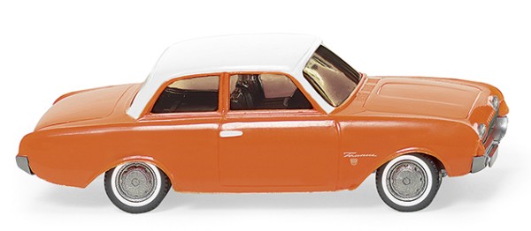 87 Ford 17M, orange +weißes Dach NH2022(06)