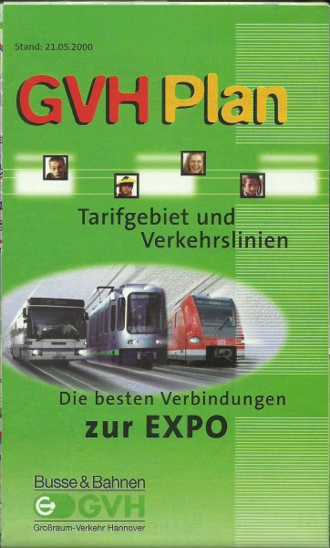 Buch 2000 GVH Liniennetzplan - Hannover - Großraum-Verkehr Hannover