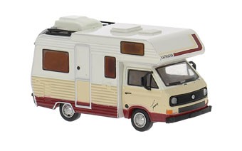 87 VW T3 "Gipsy" Camper von Karmann weiß/elfenbein
