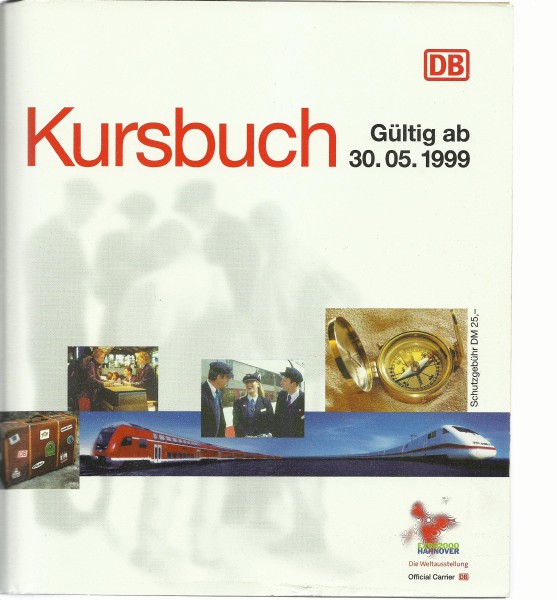 Buch 1999 Kursbuch Gesamtausgabe DB