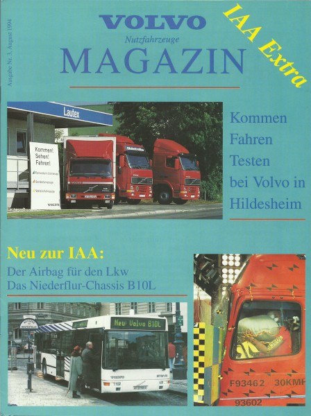 Heft 1994 VOLVO Nutzfahrzeuge MAGAZIN 03/1994