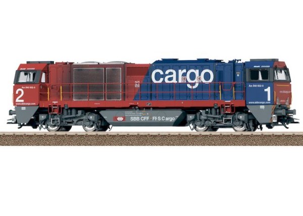 H0 Diesellok Vossloh G2000BB SBB-Cargo -6 rot/blau