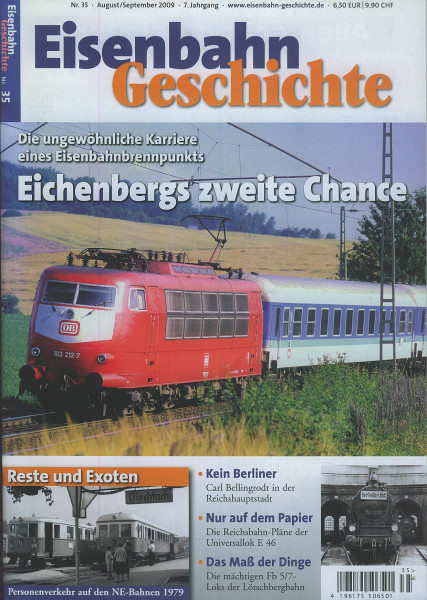 Heft Eisenbahn-Geschichte Nr. 035