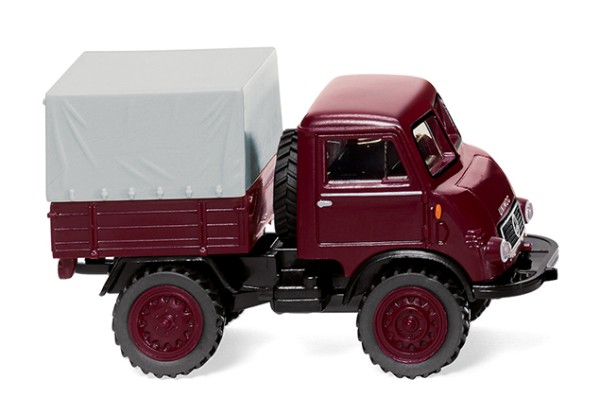 87 MB U402 Unimog - weinrot